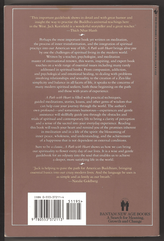 A Path with Heart: A Guide Through the Perils and Promises of Spiritual Life - The Bookstore