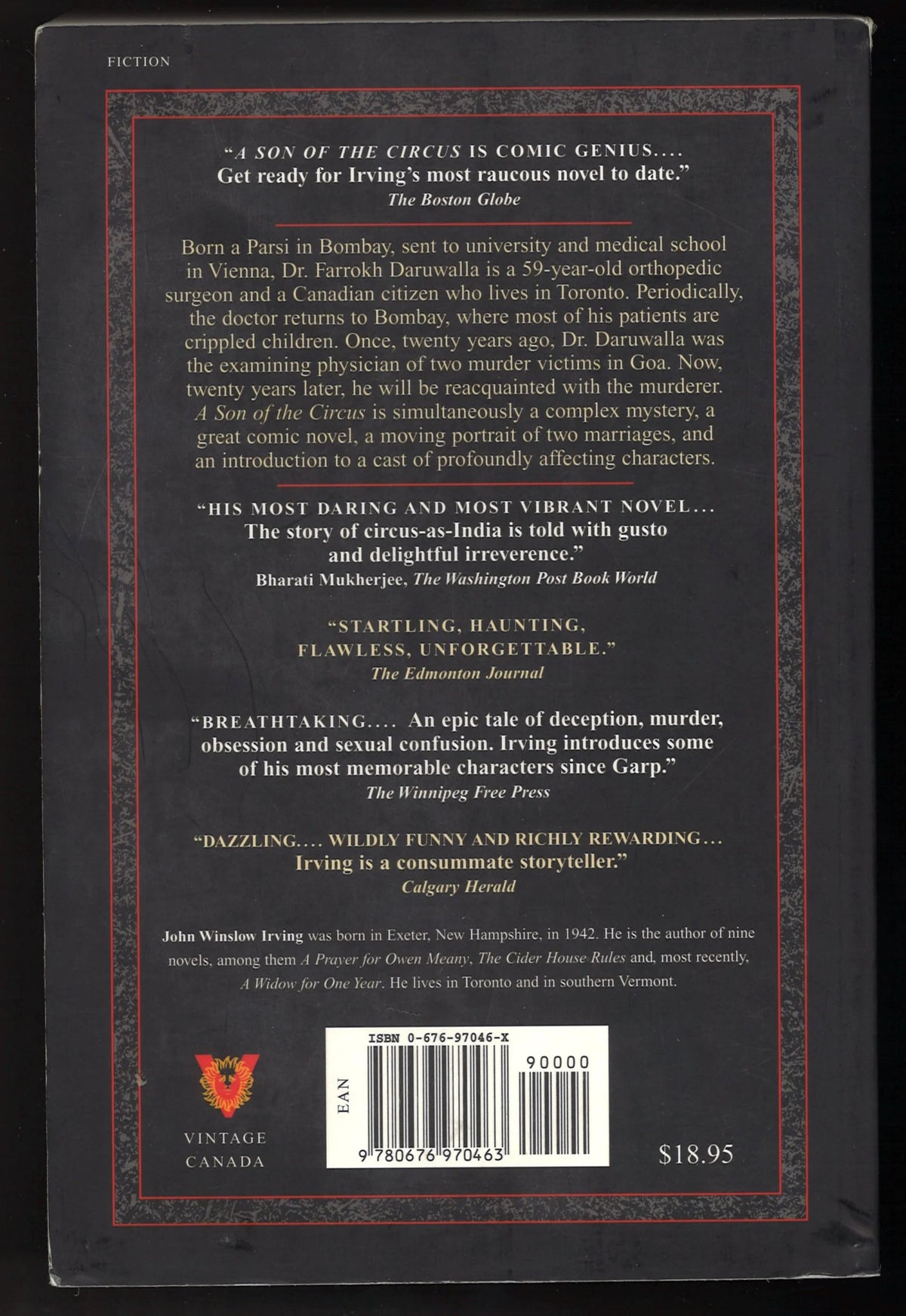 A Son Of The Circus - The Bookstore
