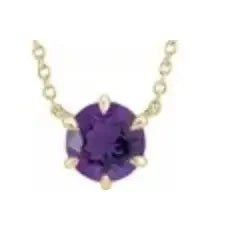 Amethyst and Gold Necklace Stuller