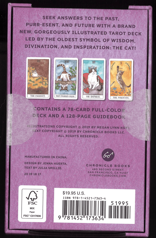 Cat Tarot: 78 Cards & Guidebook - The Bookstore
