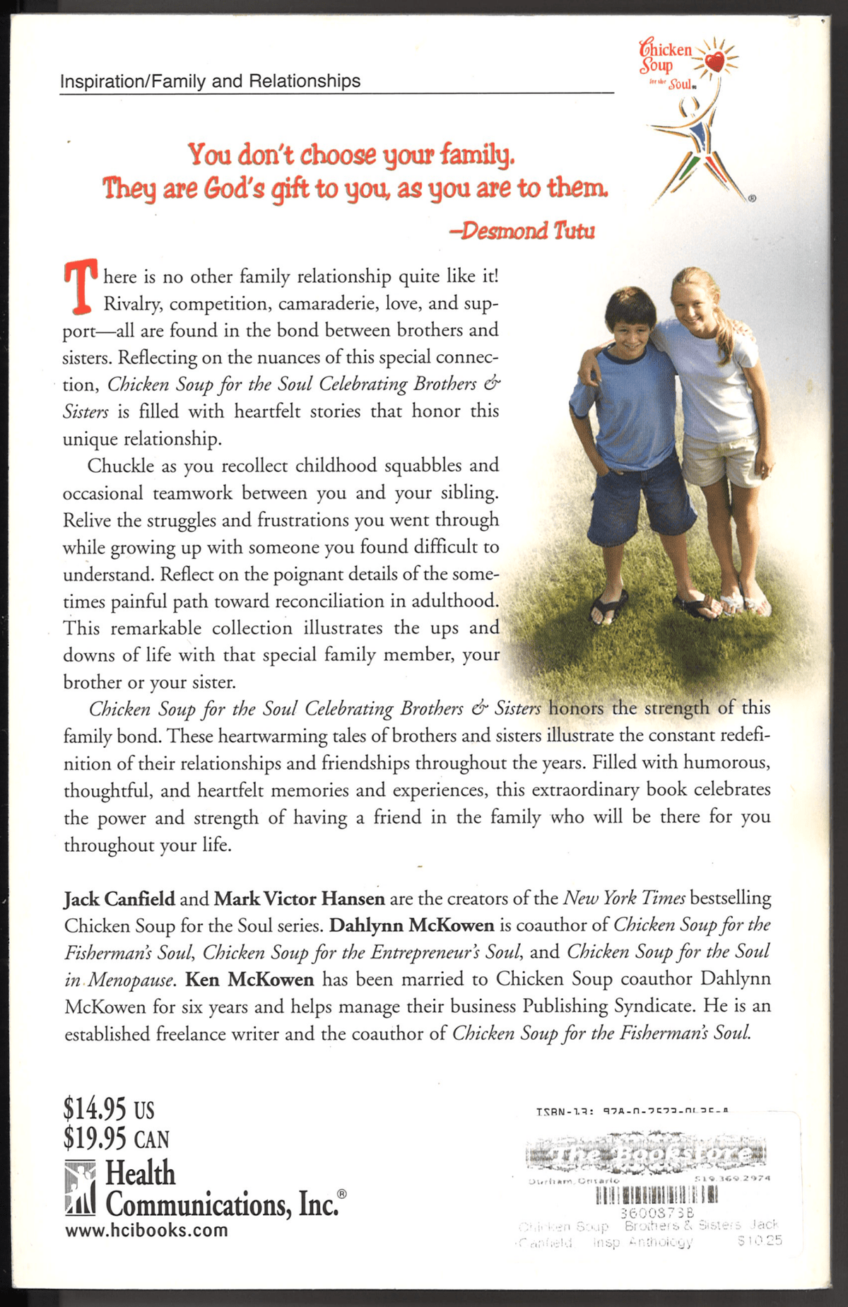 Chicken Soup for the Soul Celebrating Brothers and Sisters - The Bookstore