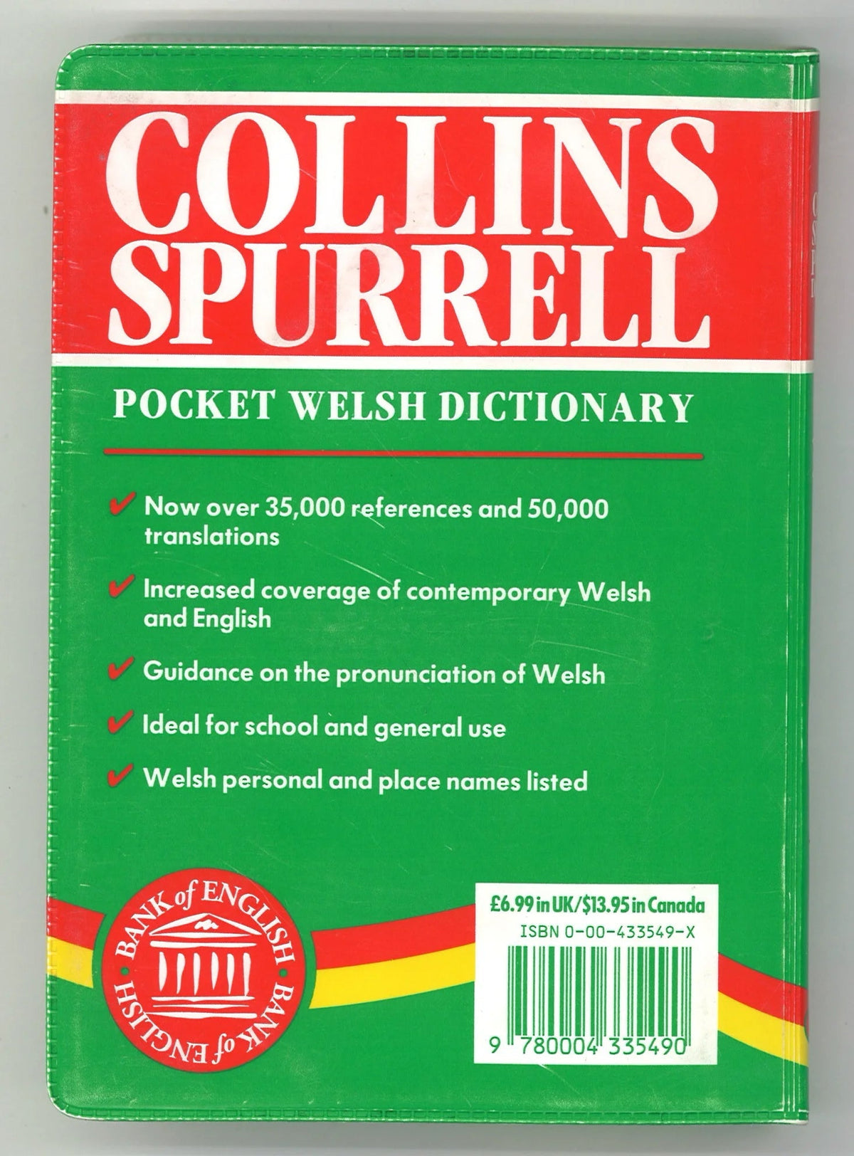 Collins Spurrell Pocket Welsh Dictionary (Revised and Updated) - The Bookstore