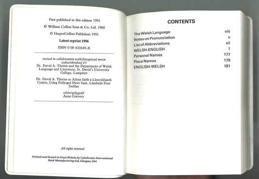 Collins Spurrell Pocket Welsh Dictionary (Revised and Updated) - The Bookstore