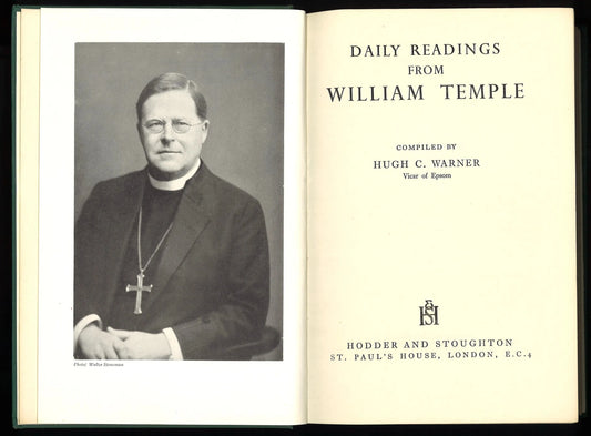 Daily Readings from William Temple - The Bookstore