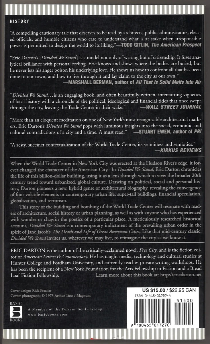 Divided We Stand: A Biography Of New York's World Trade Center - The Bookstore