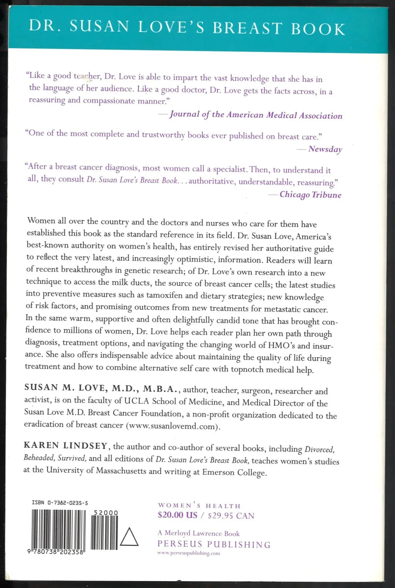 Dr. Susan Love's Breast Book - 3rd Edition - The Bookstore