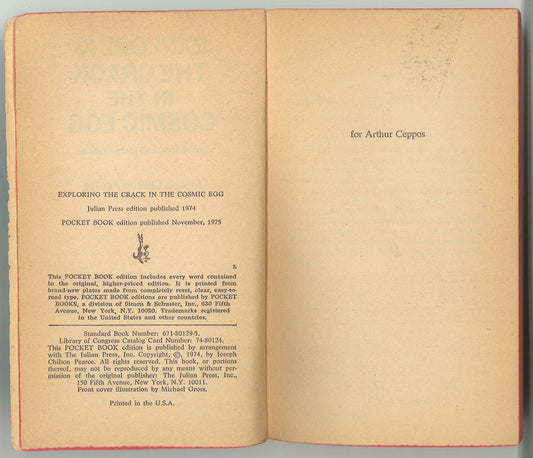 Exploring The Crack in The Cosmic Egg: Split Minds & Meta-Realities Joseph Chilton Pearce