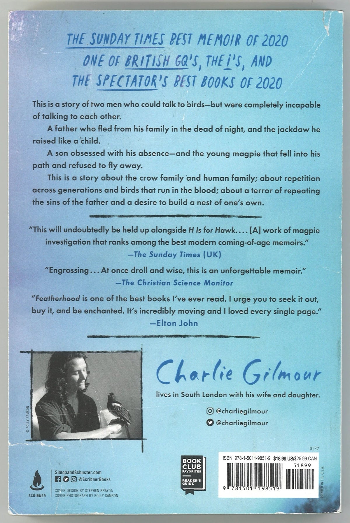 Featherhood: A Memoir of Two Fathers and a Magpie - The Bookstore