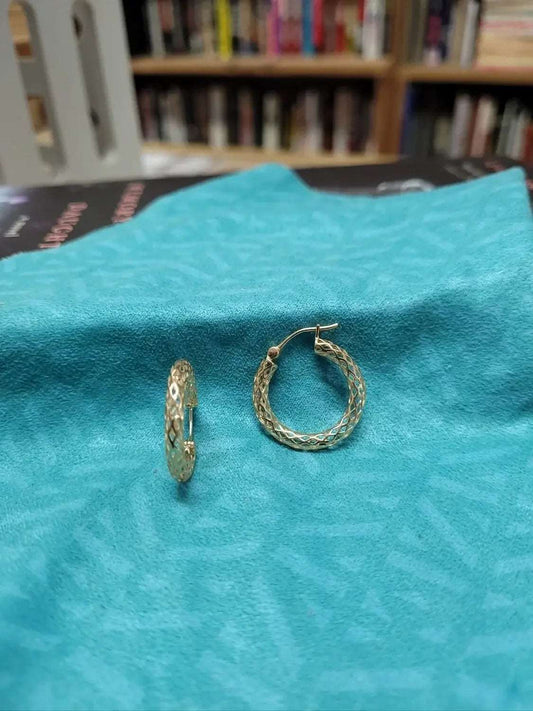Gold 14K Tube Hoop Earrings My Store