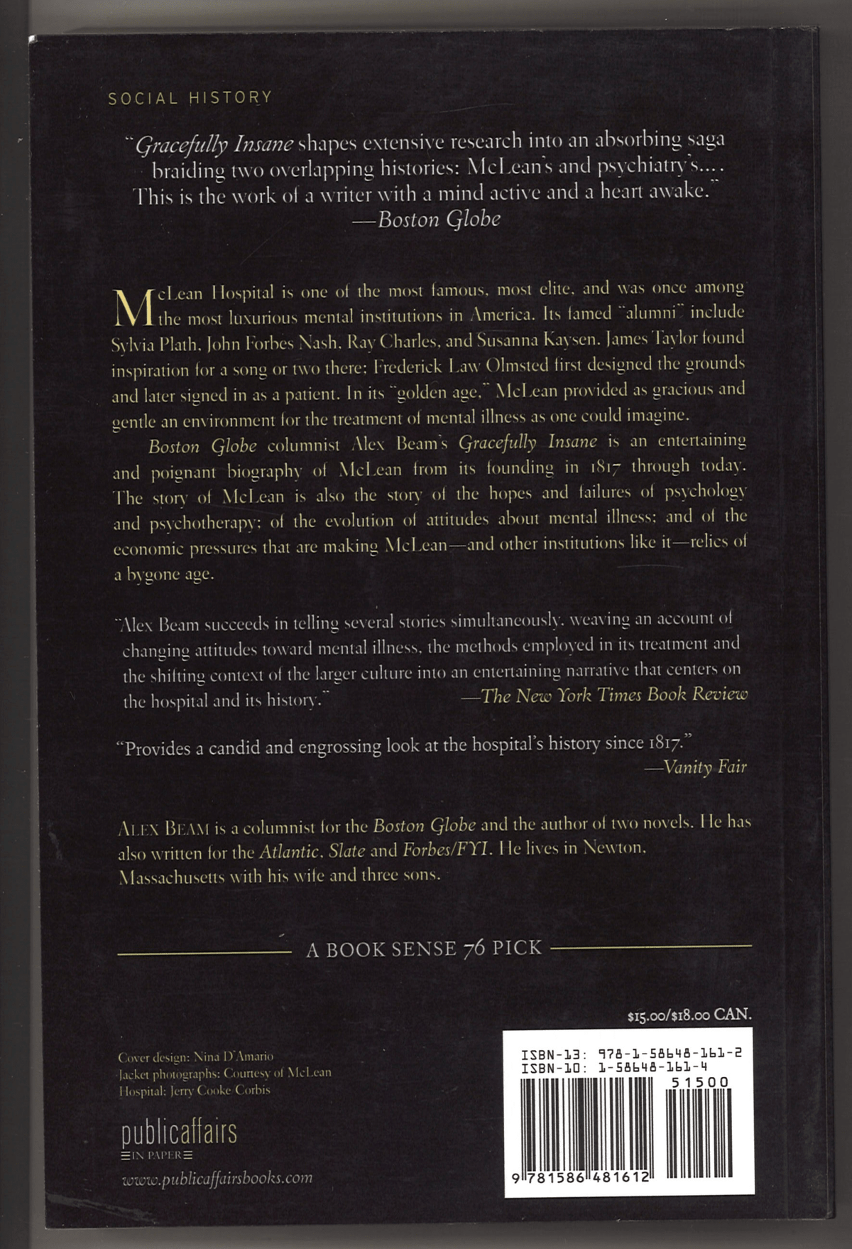 Gracefully Insane: Life and Death Inside America's Premier Mental Hospital - The Bookstore
