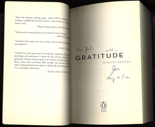 Gratitude (Signed) - The Bookstore