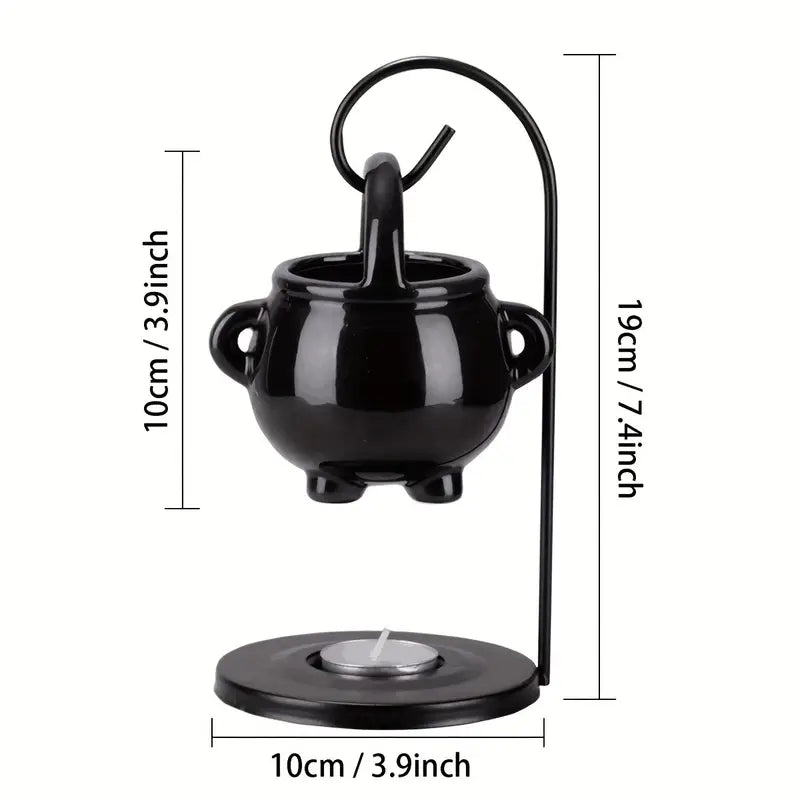 Hanging Cauldron Wax/Oil Melter Paisley