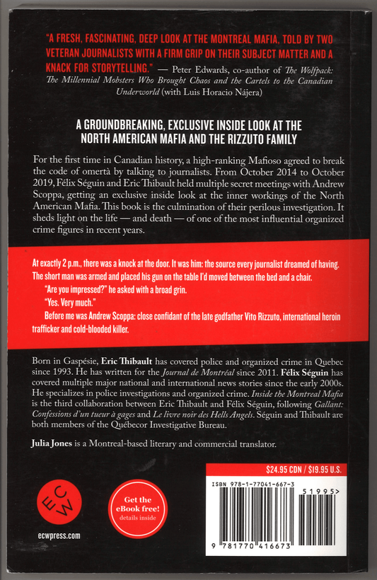 Inside the Montreal Mafia: The Confessions of Andrew Scoppa - The Bookstore