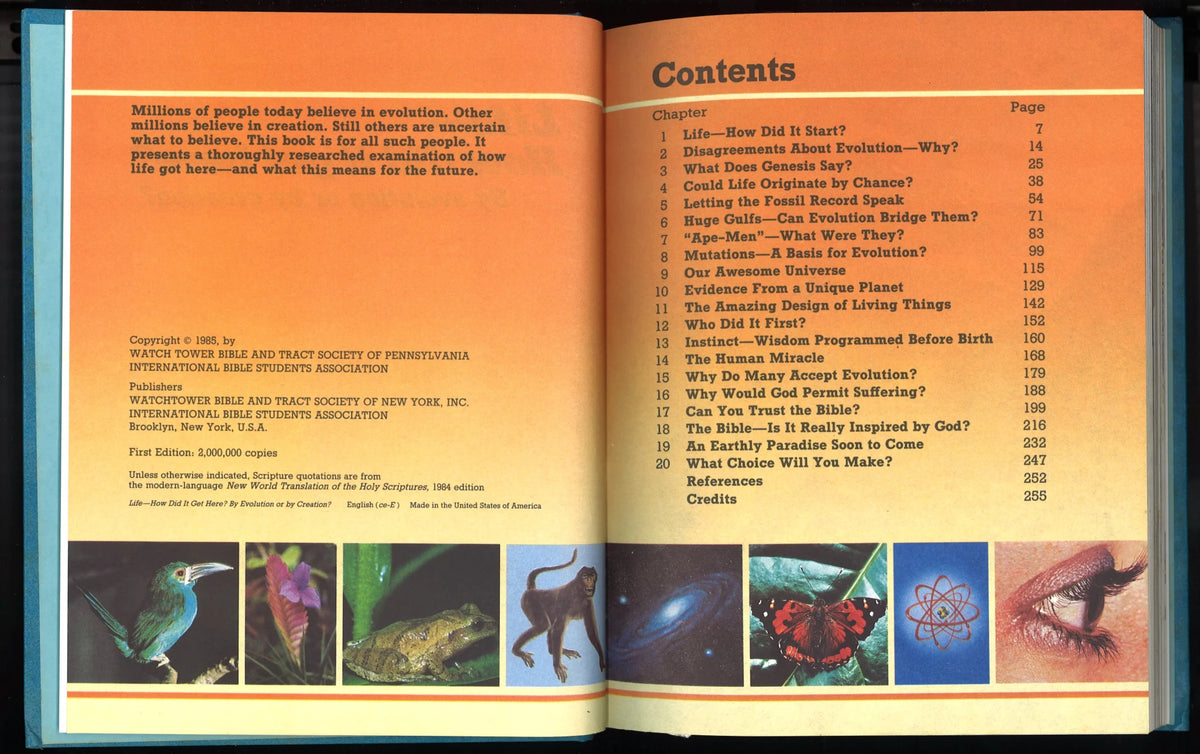 Life - How Did It Get Here? By Evolution or By Creation? - The Bookstore