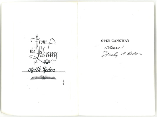 Open Gangway: An account of the Halifax Riots, 1945 (Signed) Stanley R. Redman