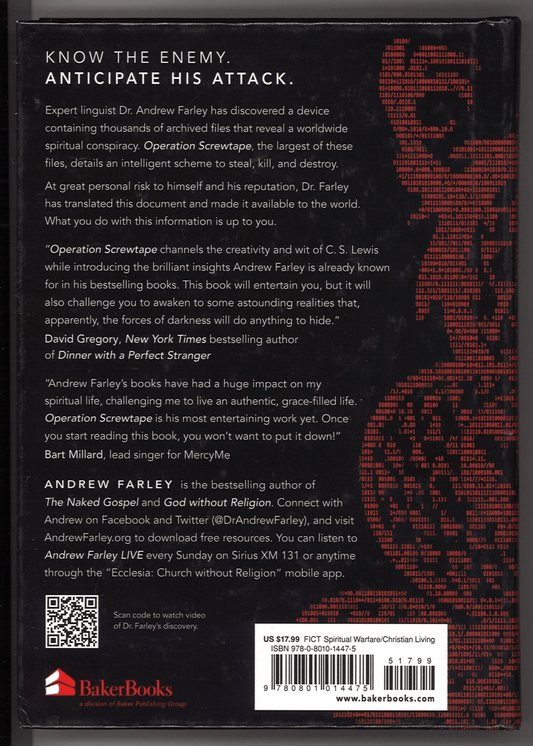Operation Screwtape: The Art of Spiritual War - The Bookstore