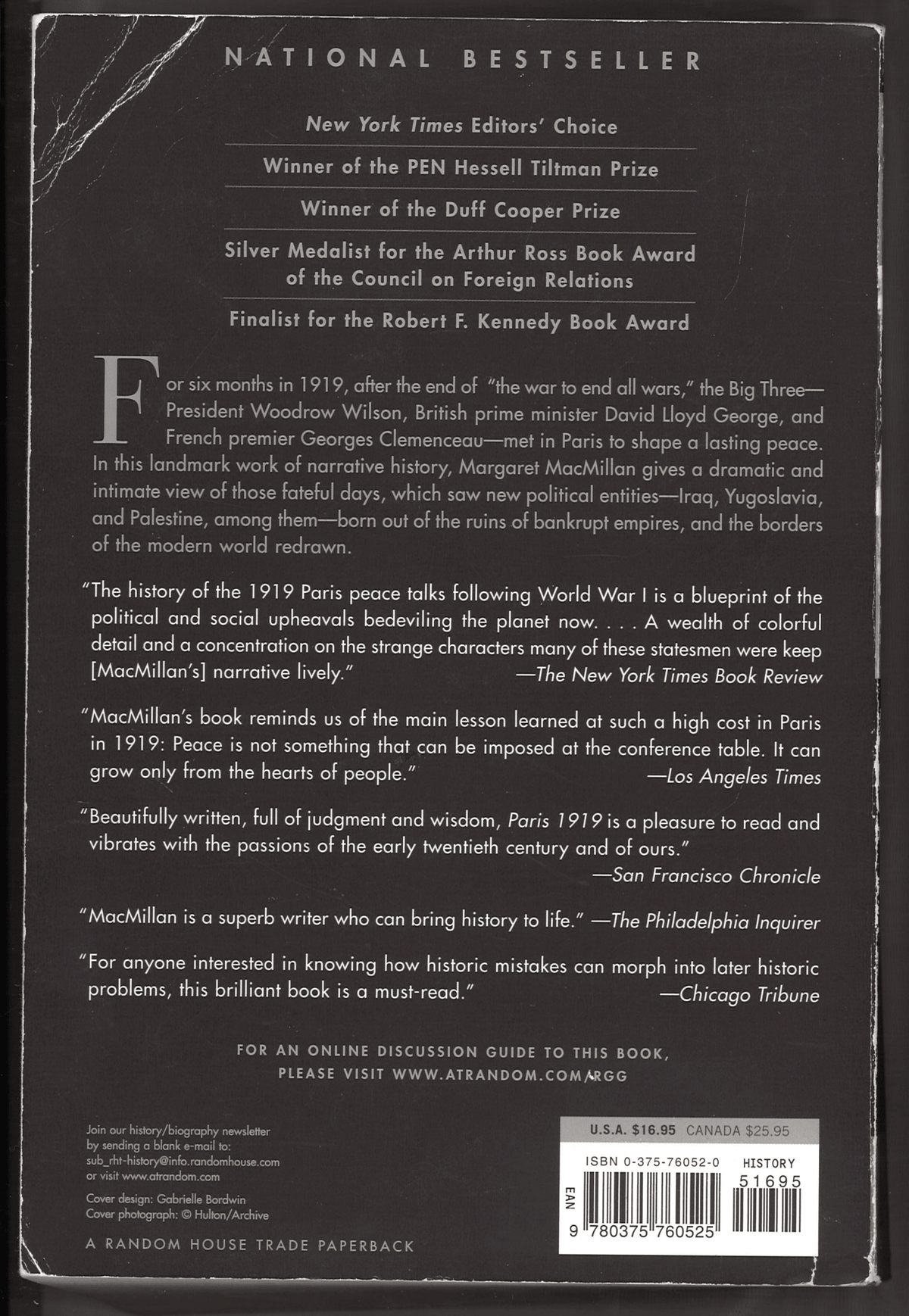 Paris 1919: Six Months That Changed the World - The Bookstore