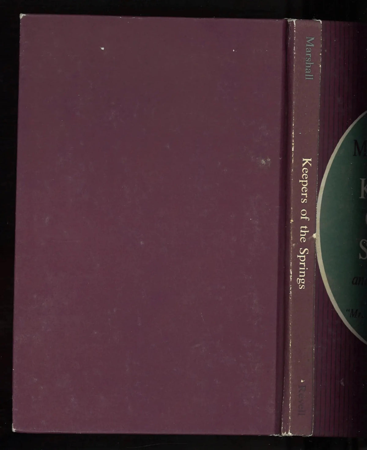 Peter Marshall's Keepers of the Springs and Other Messages - The Bookstore