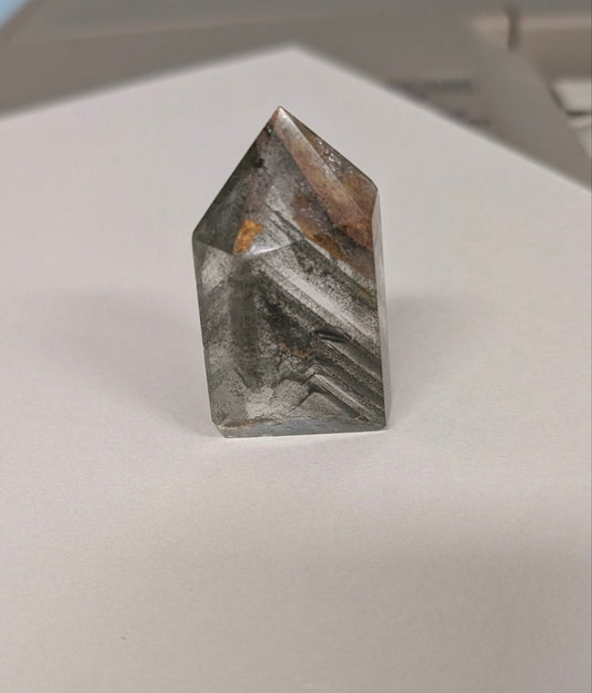 Phantom Chlorite Shaman Quartz Obelisk Stonebridge Imports