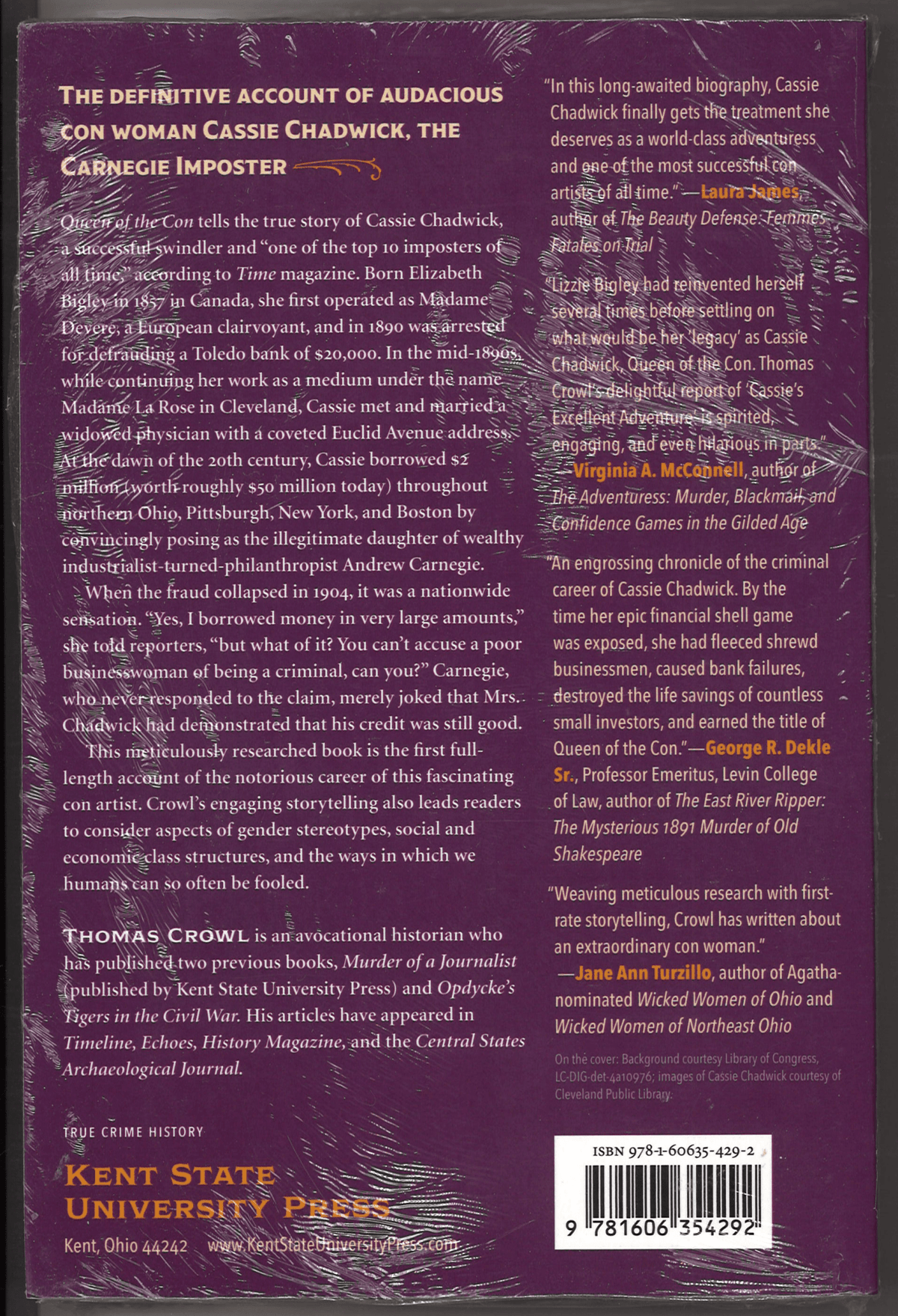 Queen of the Con: From a Spiritualist to the Carnegie Imposter (True Crime History) - The Bookstore