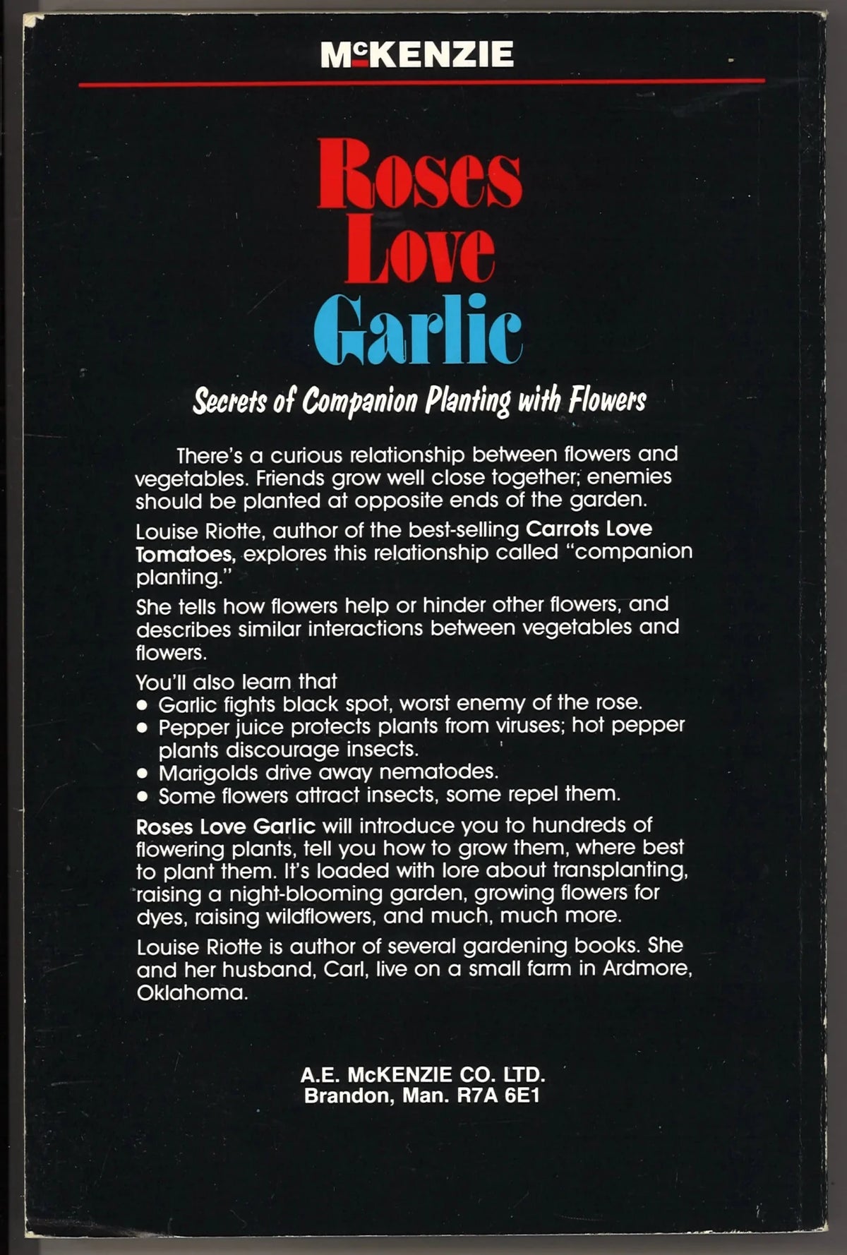 Roses Love Garlic: Secrets of Companion Planting with Flowers - The Bookstore