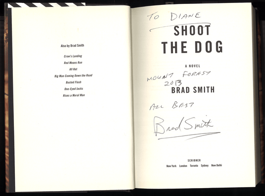 Shoot the Dog (A Virgil Cain Mystery, Book 3) (Signed) - The Bookstore