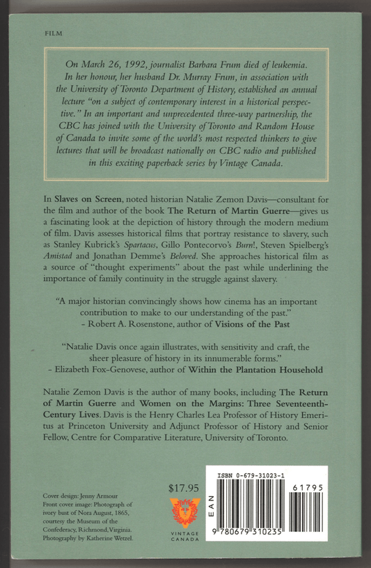 Slaves on Screen: Film and Historical Vision - The Bookstore