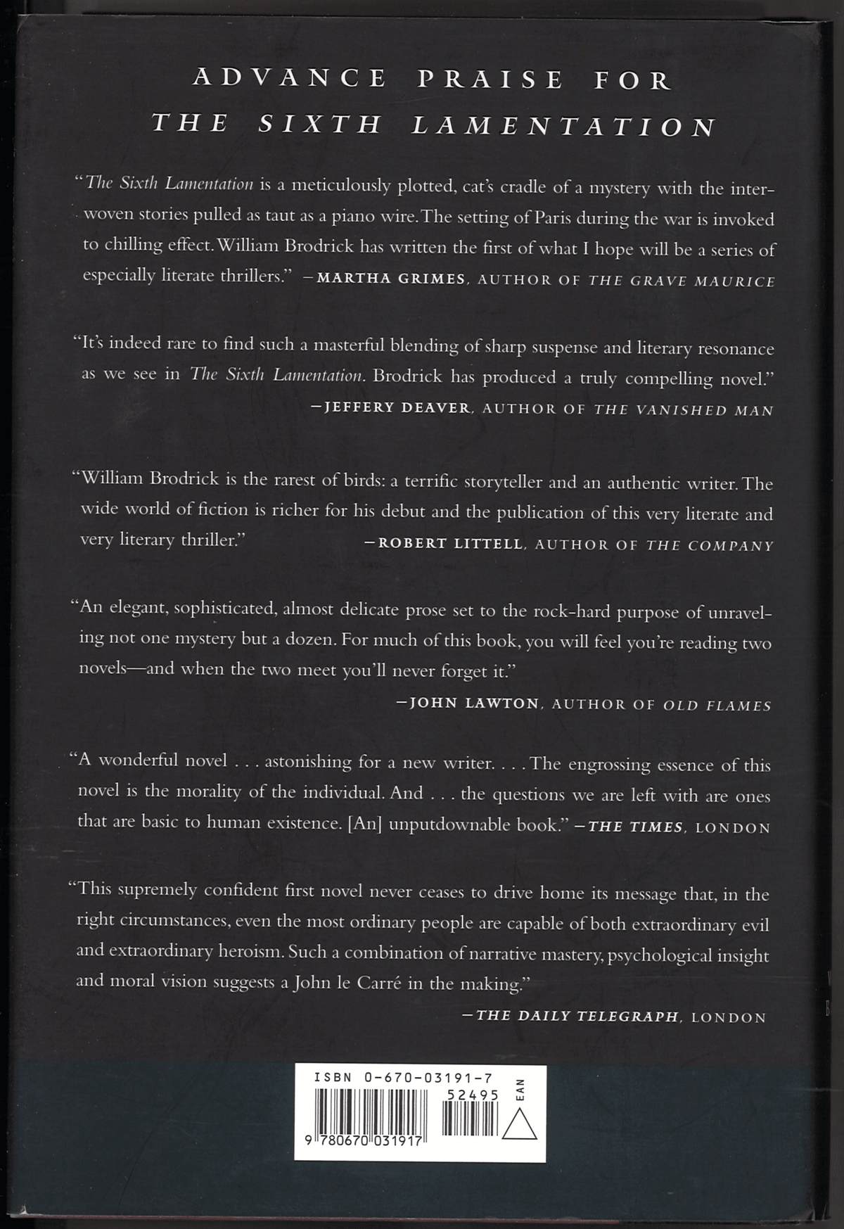 The 6th Lamentation - The Bookstore