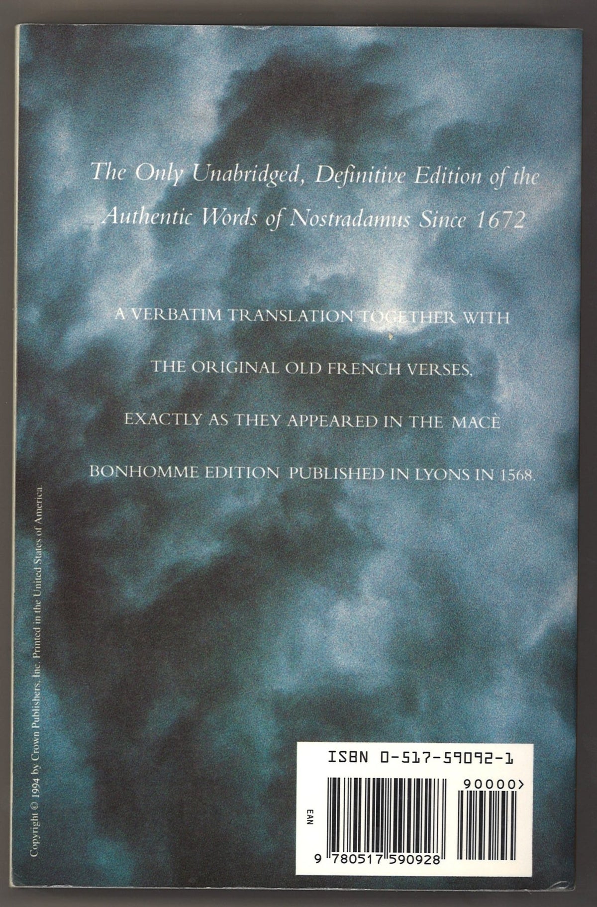 The Complete Prophecies of Nostradamus (The Millennium Edition) - The Bookstore