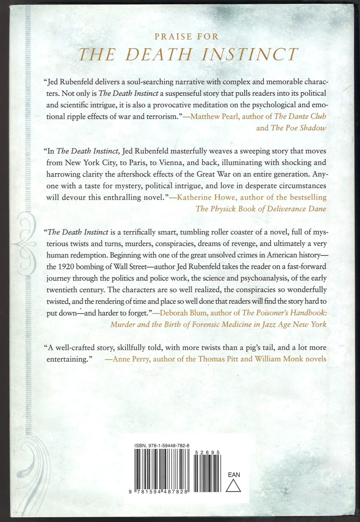 The Death Instinct: A Novel - The Bookstore
