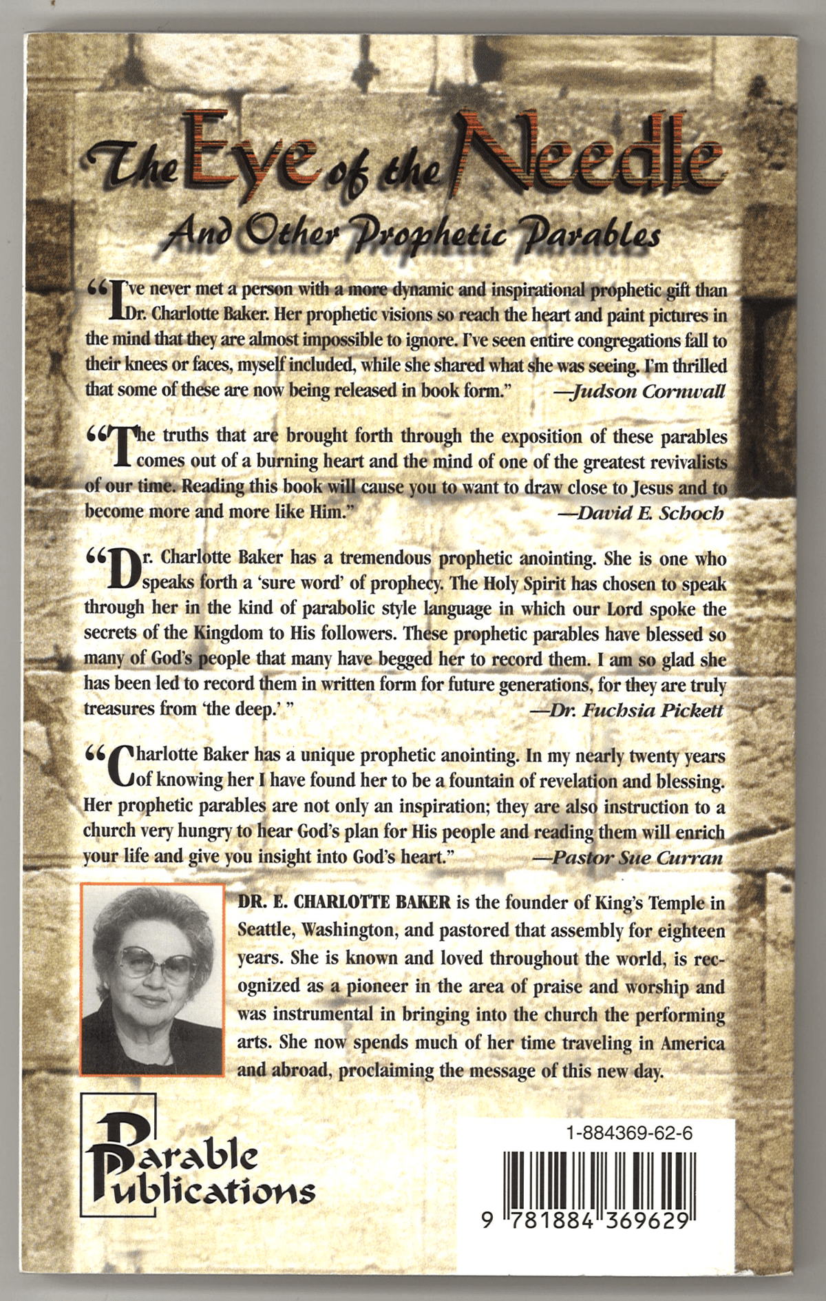 The Eye of the Needle: And Other Prophetic Parables - The Bookstore