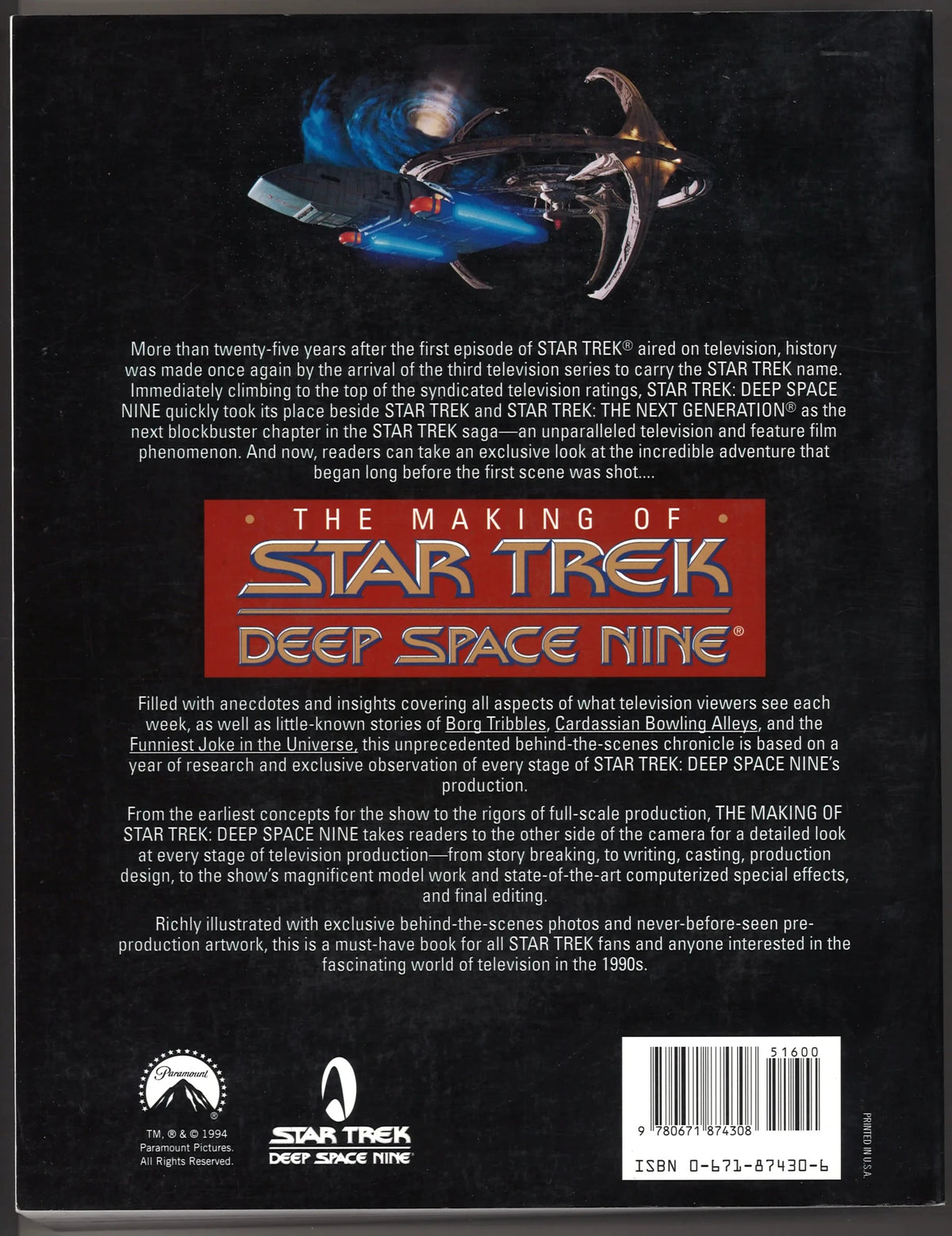 The Making of Star Trek: Deep Space Nine® - The Bookstore
