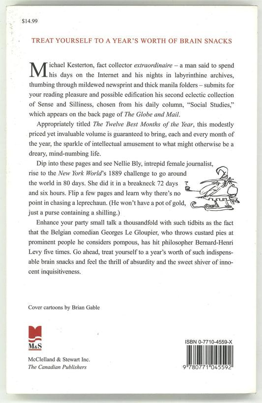 The Twelve Best Months of the Year: More Light - Hearted Lunacy from the Globe and Mail's 'Social Studies' Column