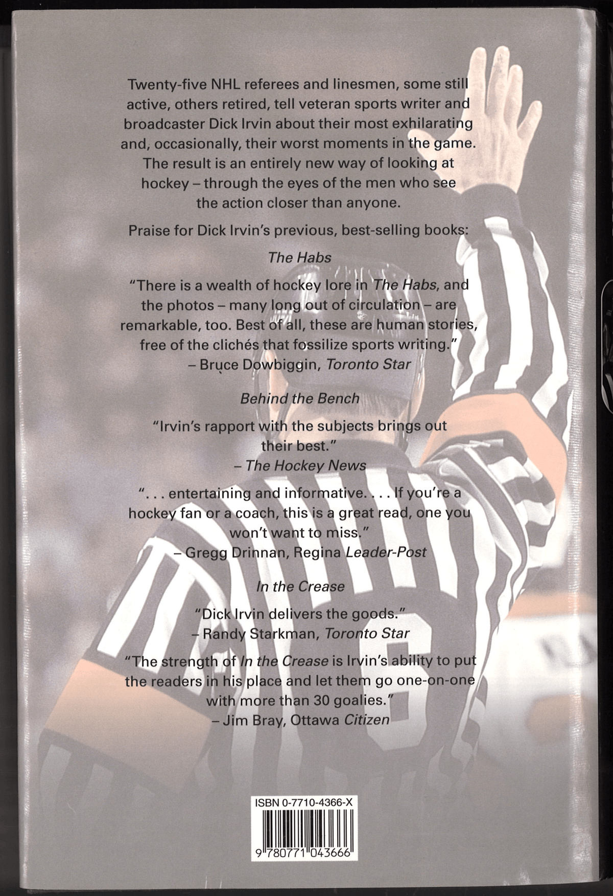 Tough Calls: NHL Referees and Linesmen Tell Their Story - The Bookstore