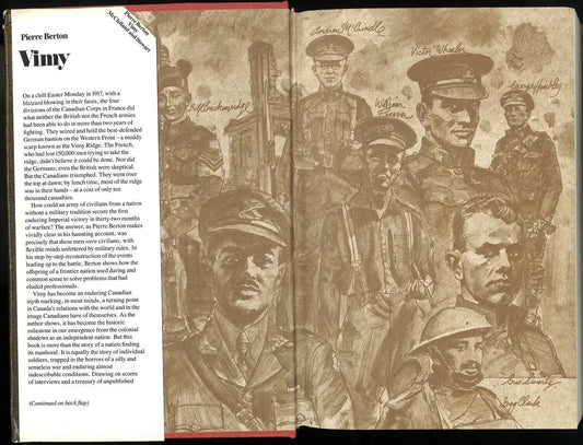 Vimy (Signed) by Pierre Berton My Store