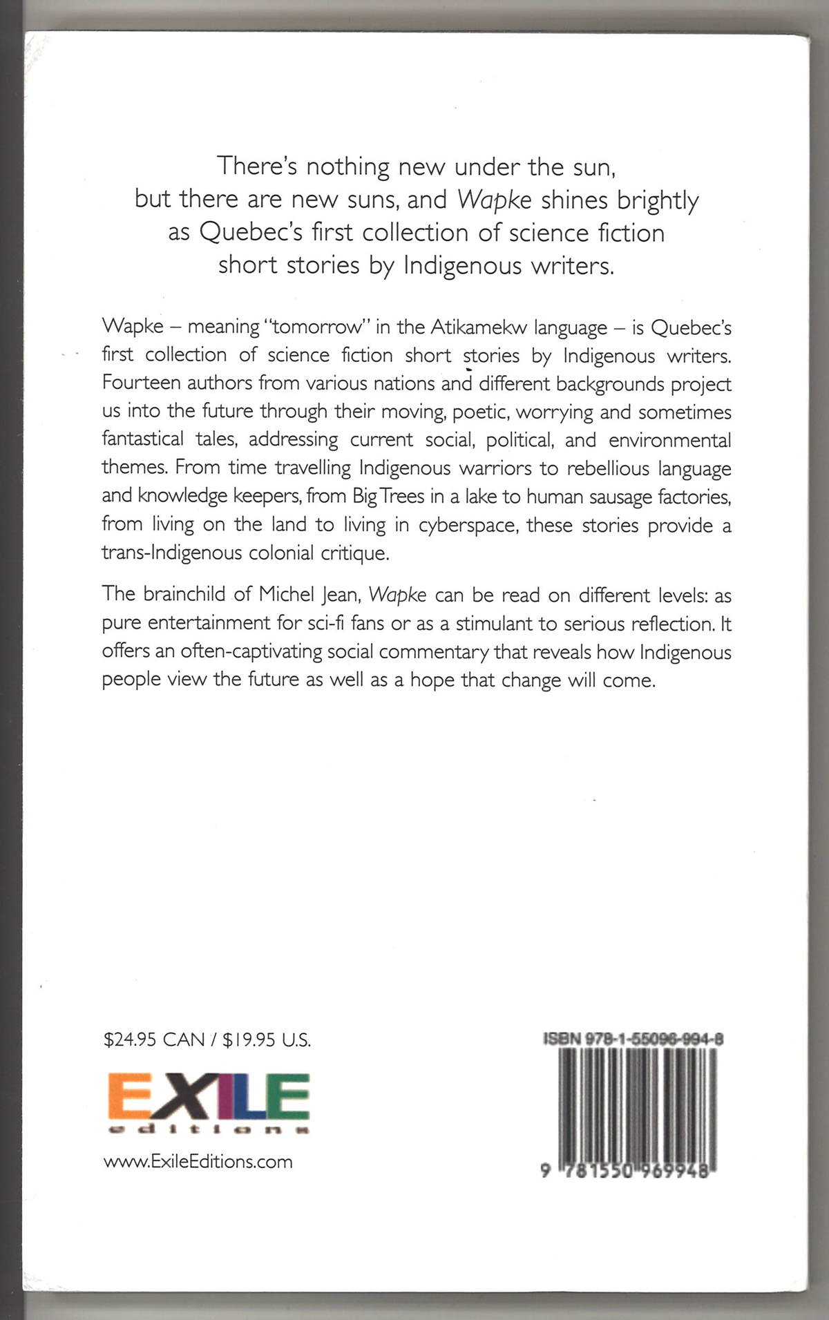 Wapke: Indigenous Science Fiction Stories