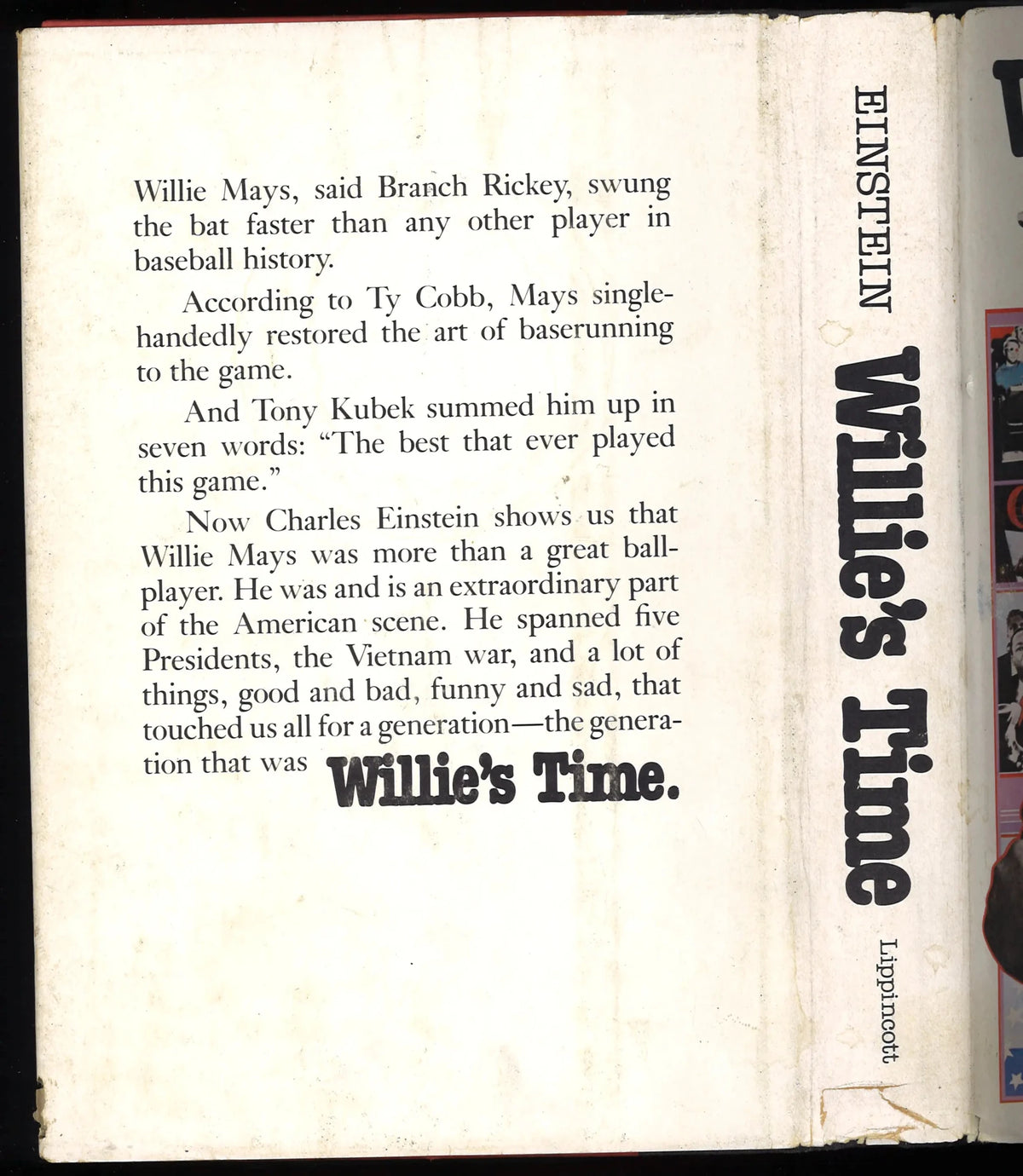 Willie's Time: A Memoir (1979) First Edition - The Bookstore