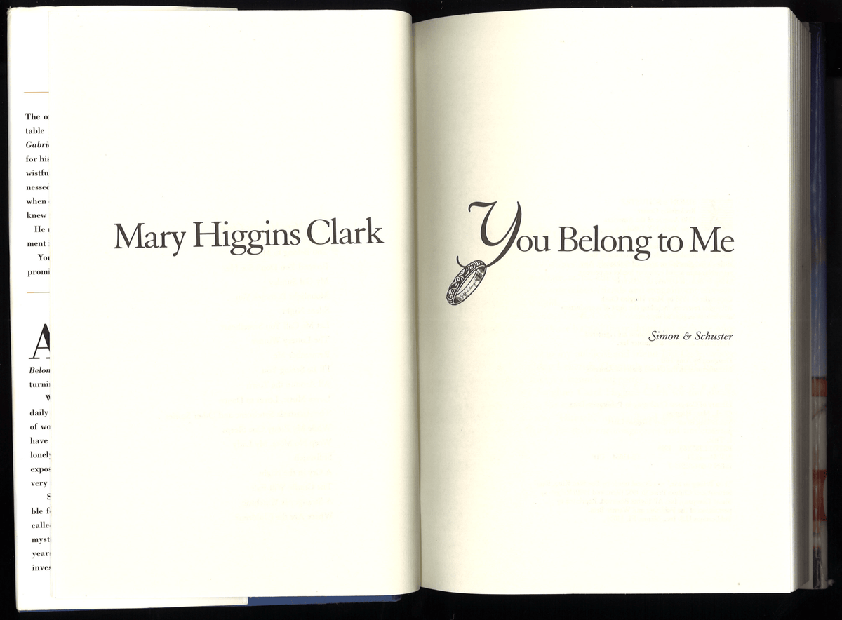 You Belong to Me - The Bookstore