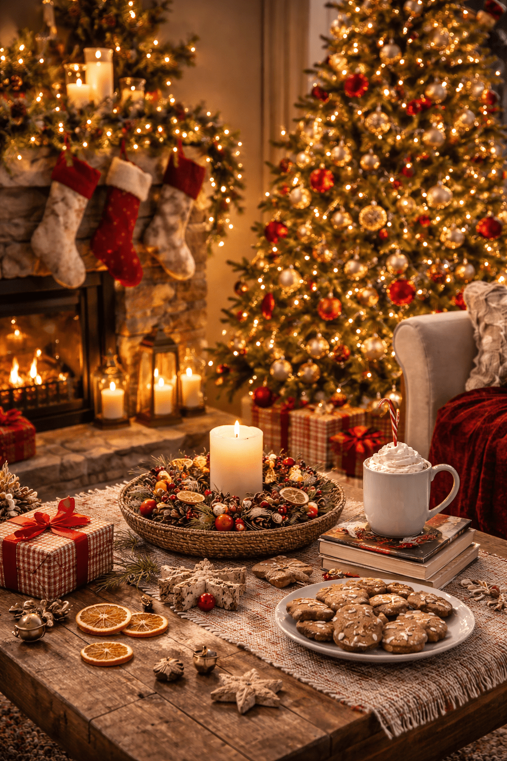 Christmas Decor - The Bookstore
