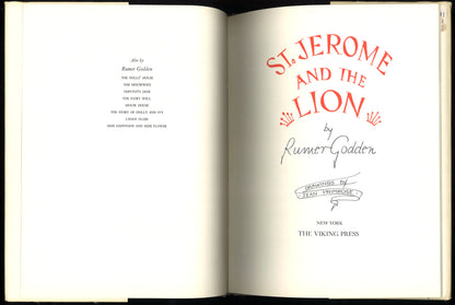 St. Jerome and The Lion  - First Edition, 1961