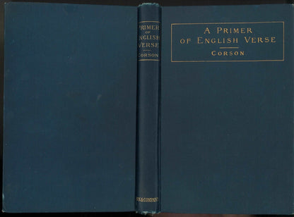 A Primer of English Verser by Hiram Corson Hiram Corson, LL. D