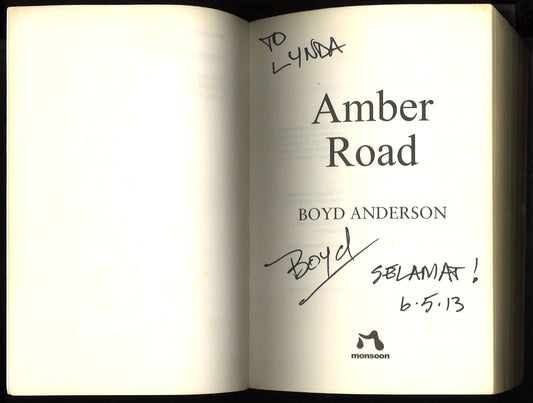 Amber Road (Signed) - The Bookstore