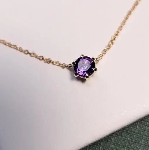 Amethyst and Gold Necklace Stuller