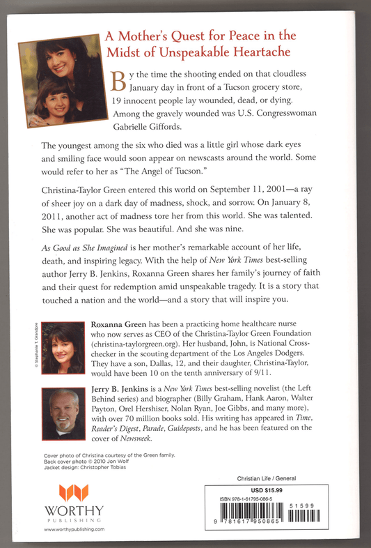As Good As She Imagined: The Redeeming Story of the Angel of Tucson - The Bookstore