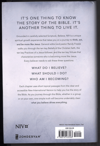 Believe: Living the Story of the Bible to Become Like Jesus - The Bookstore
