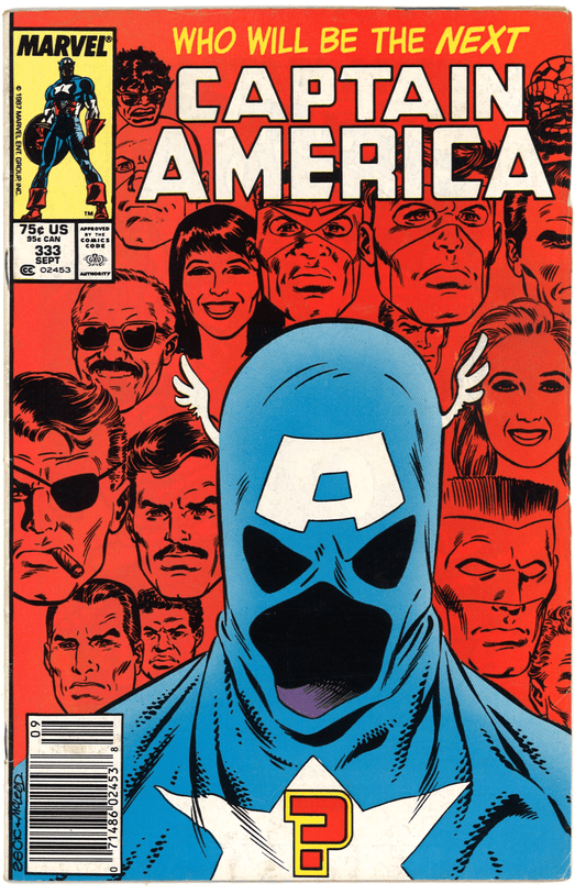 Captain America 333 – Newsstand Edition, September 1987 - The Bookstore