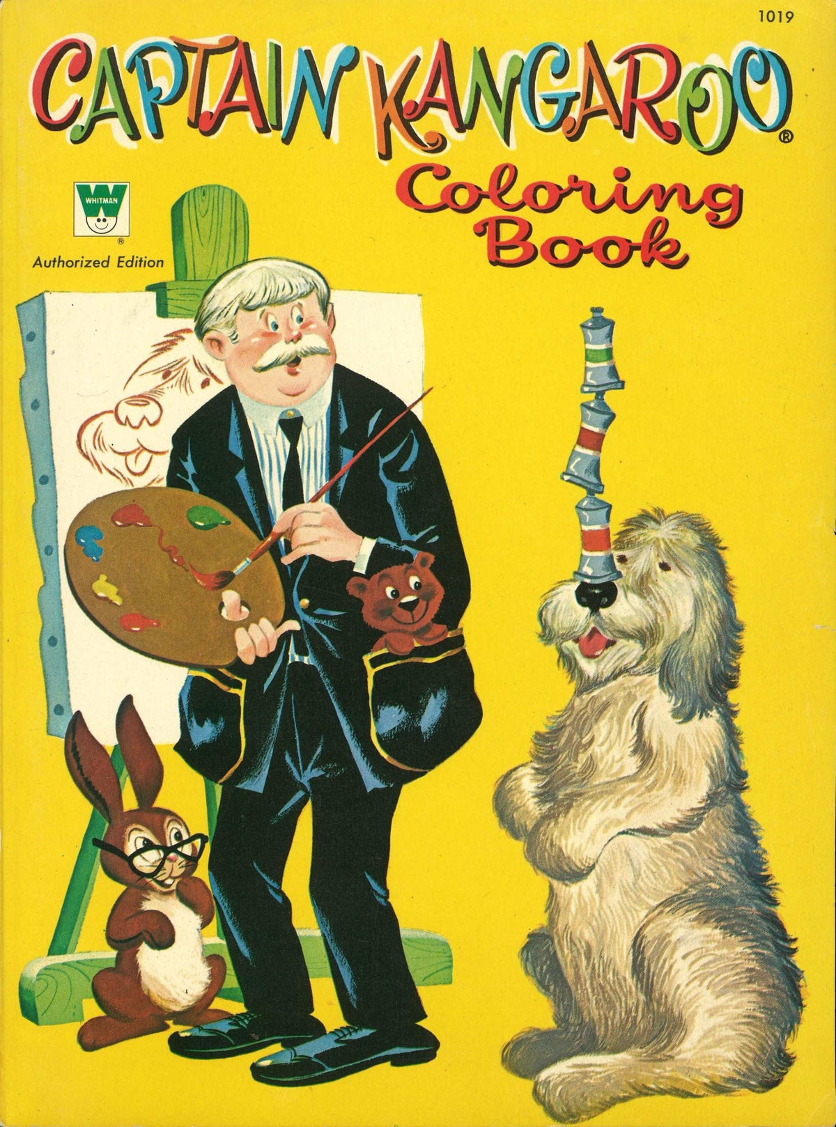 Captain Kangaroo Coloring Book  No. 1019 A Whitman Book