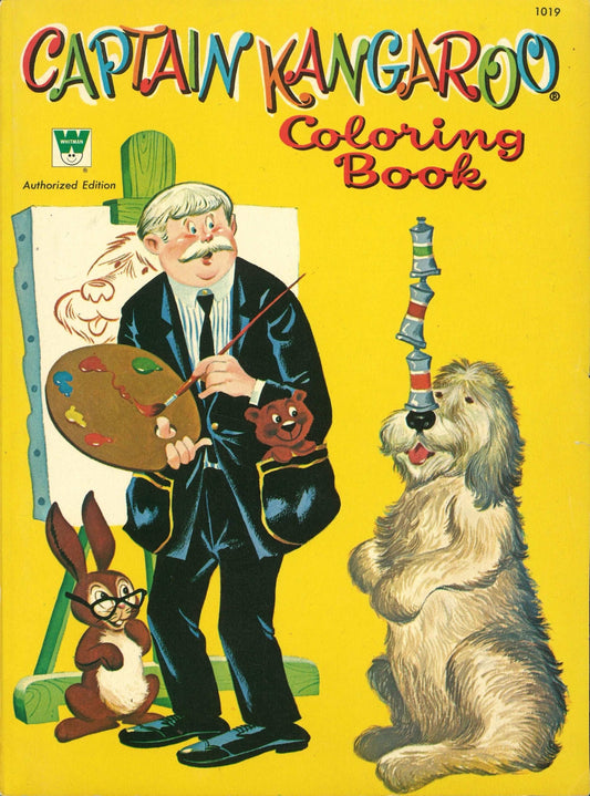 Captain Kangaroo Coloring Book  No. 1019 A Whitman Book