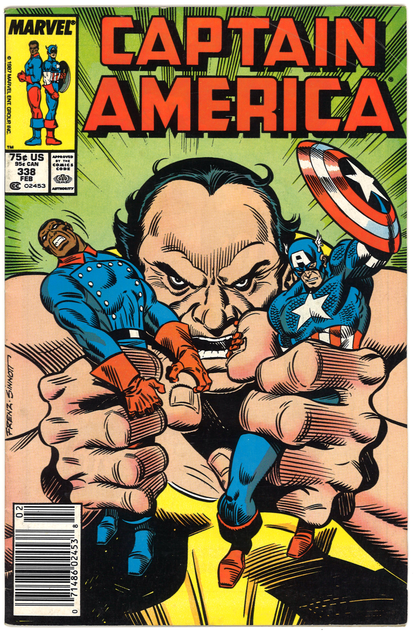 Captain America #338 – Newsstand Edition, February 1988