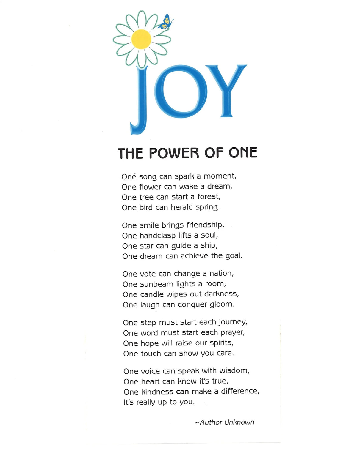 Charting A Course For JOYful Living: Another Treasure Chest of Gems for Your Self - Discovery (Large Print & Signed)